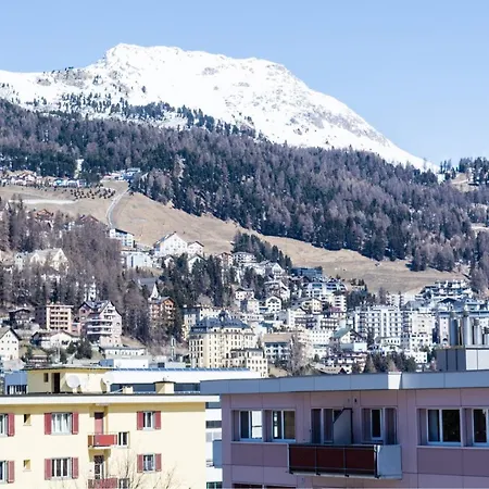 swissme-Seeblick-Balkon-55qm-Parkplatz-Nahe Bergbahn St. Moritz Exterior foto