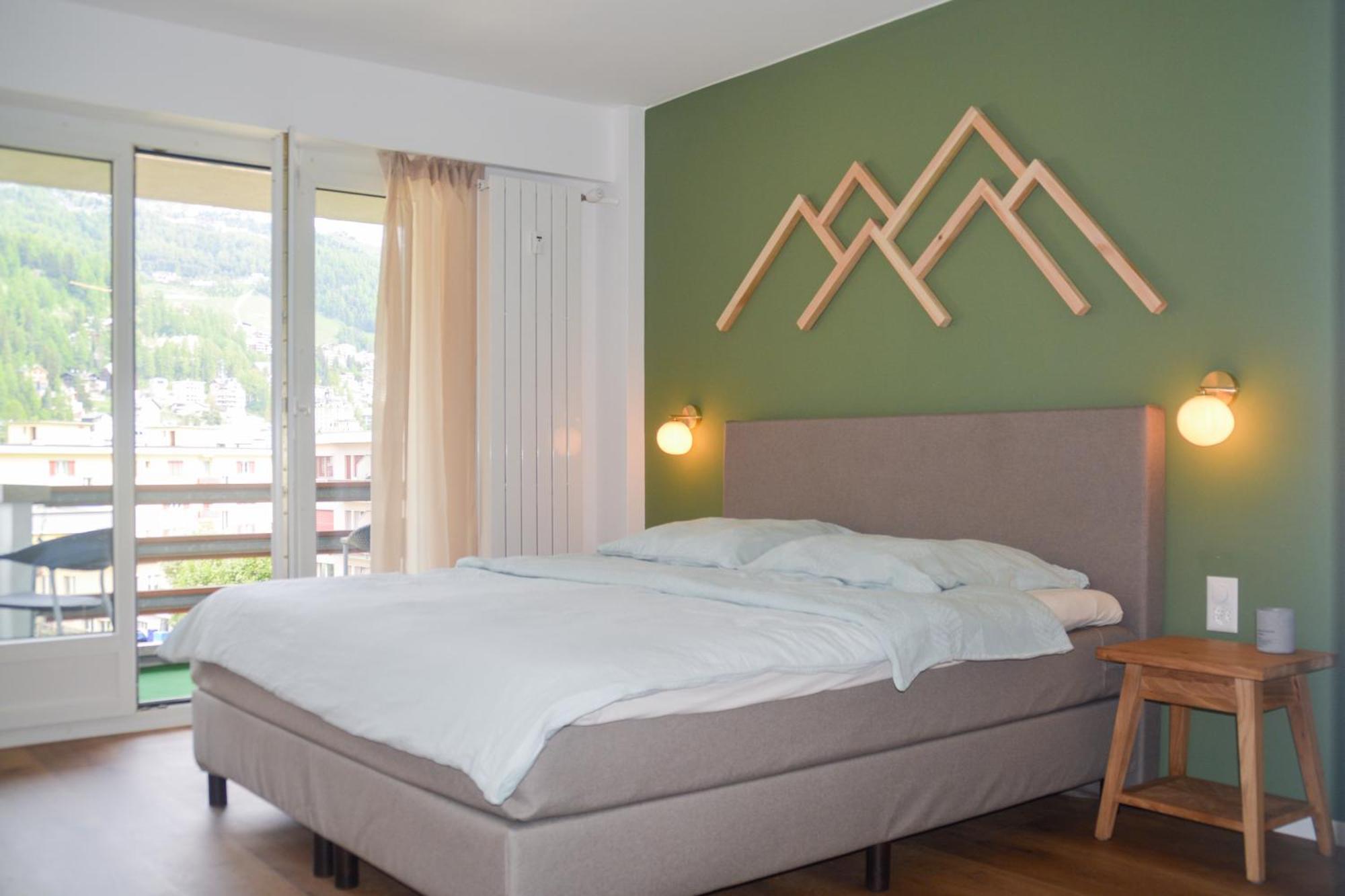 Swissme - Neu-seeblick-balkon-parkplatz-nahe Bergbahn St. Moritz